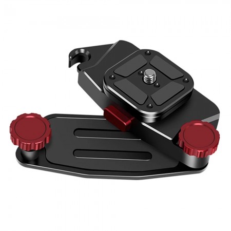 Aluminum Alloy Camera Backpack Strap Quick Release Mount Shoulder Clamp Clip with 1 / 4 Inch Screw