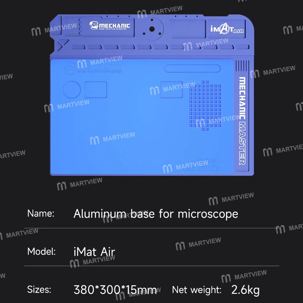 mechanic imat-air-aluminum-alloy-high-temperature-resistance-microscope-universal-base-8