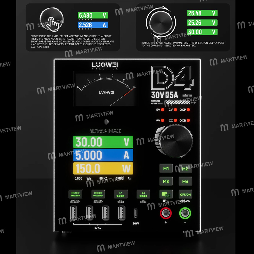 luowei d4-30v-5a-four-channel-storage-high-frequency-output-curved-color-screen-dc-power-supply-8