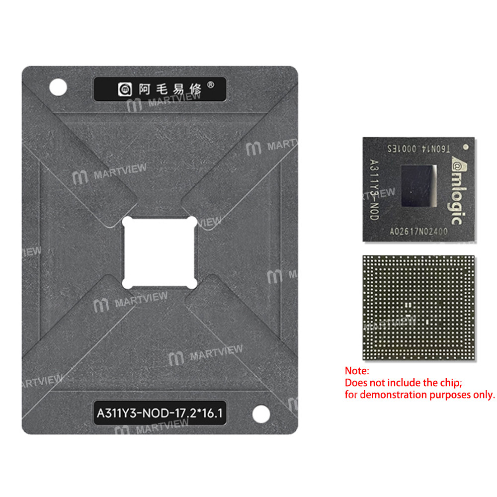 amaoe 020mm-a311y3-n0d-automotive-sbc-bluetooth-ic-bga-reballing-stencil-platform-set-3