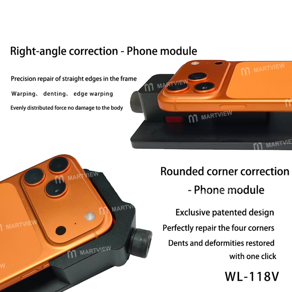 wylie wl-118v-2-in-1-bezel-frame-straightener-for-iphone-ipad-right-angle-rounded-corner-correction-