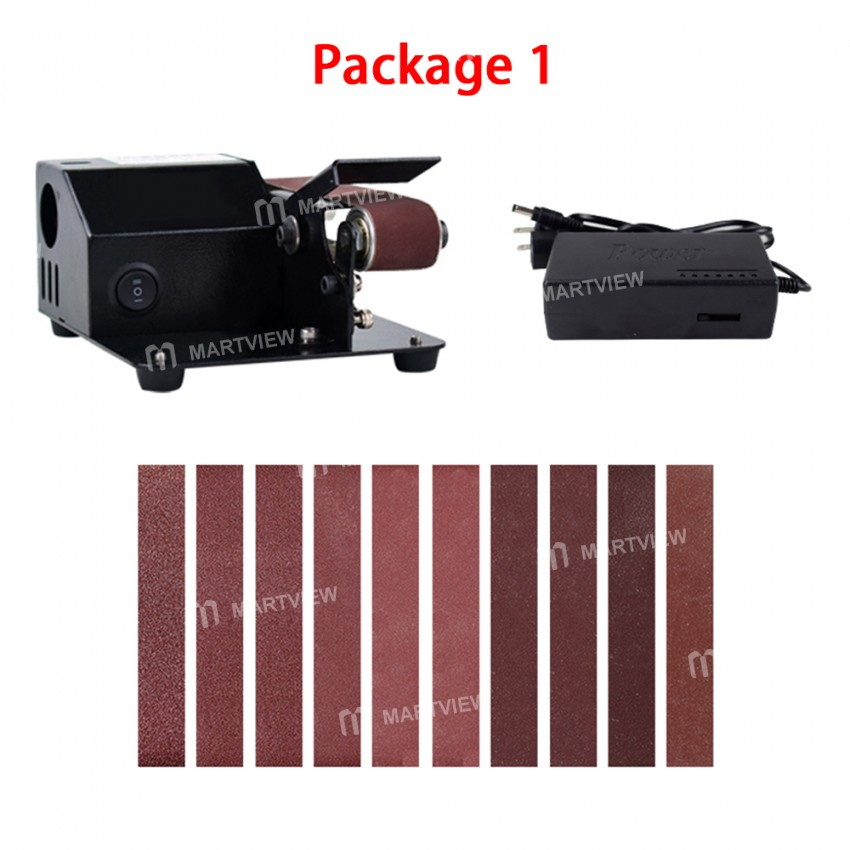 775 Multifunctional Small Household Belt Sander for Wood / Metal / Plastic Grinding Polishing