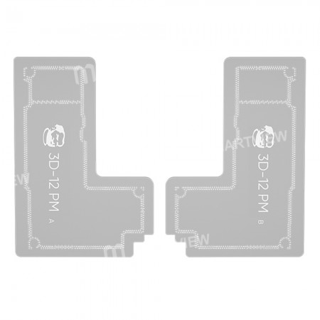 Mechanic 3D Middle Layer Motherboard Double-sided Reballing Stencil for iPhone 12 Full Series