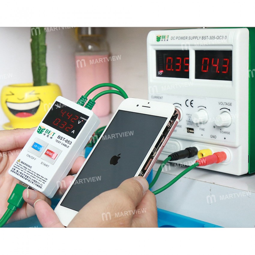 BEST BST-053 iPower Max Supply Control Battery Power Test Cable for iPhone 6 / 6 Plus / 6S / 6S Plu