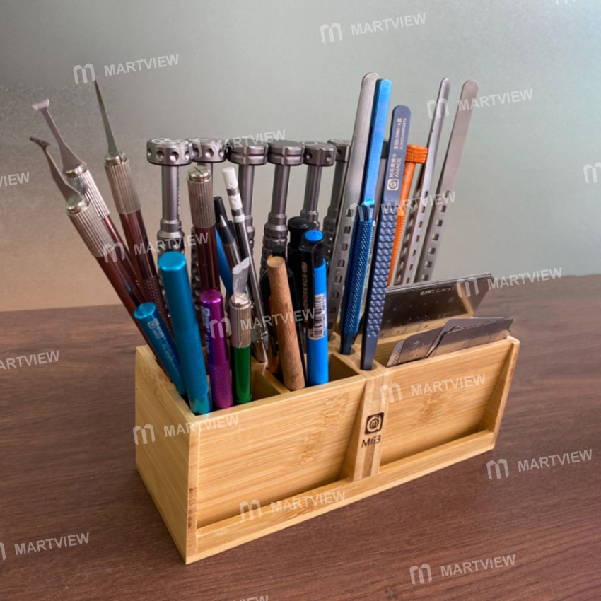 Amaoe M63 Bamboo Storage Stand Box Rack