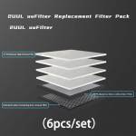 2UUL 3 Layer Filter Fume Extractor Desktop Soldering Smoke Purifier with 6pcs Replacement Filter