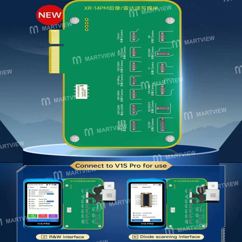 jcid v1s-pro-rear-camera-radar-rw-diode-test-module-for-iphone-xr-to-14-pro-max-2