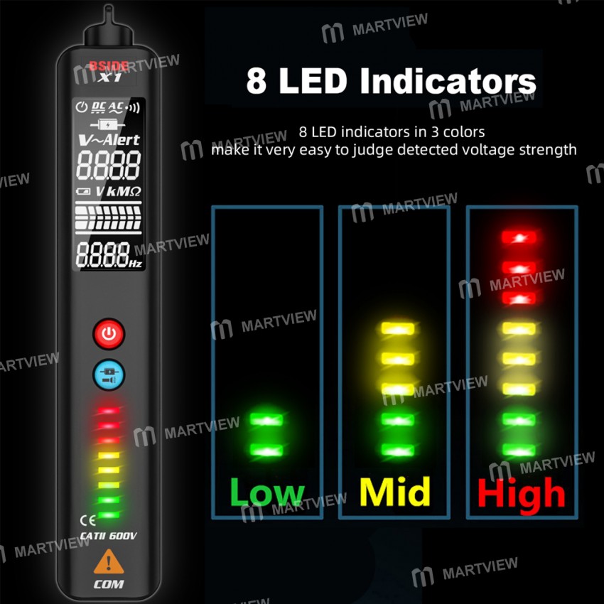 BSIDE X1 Voltage Detector Tester Smart Multimeter