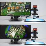 0.7X-5X C-Mount 3D Stereo Zoom Lens for HDMI VGA Industrial Electronic Microscope Camera