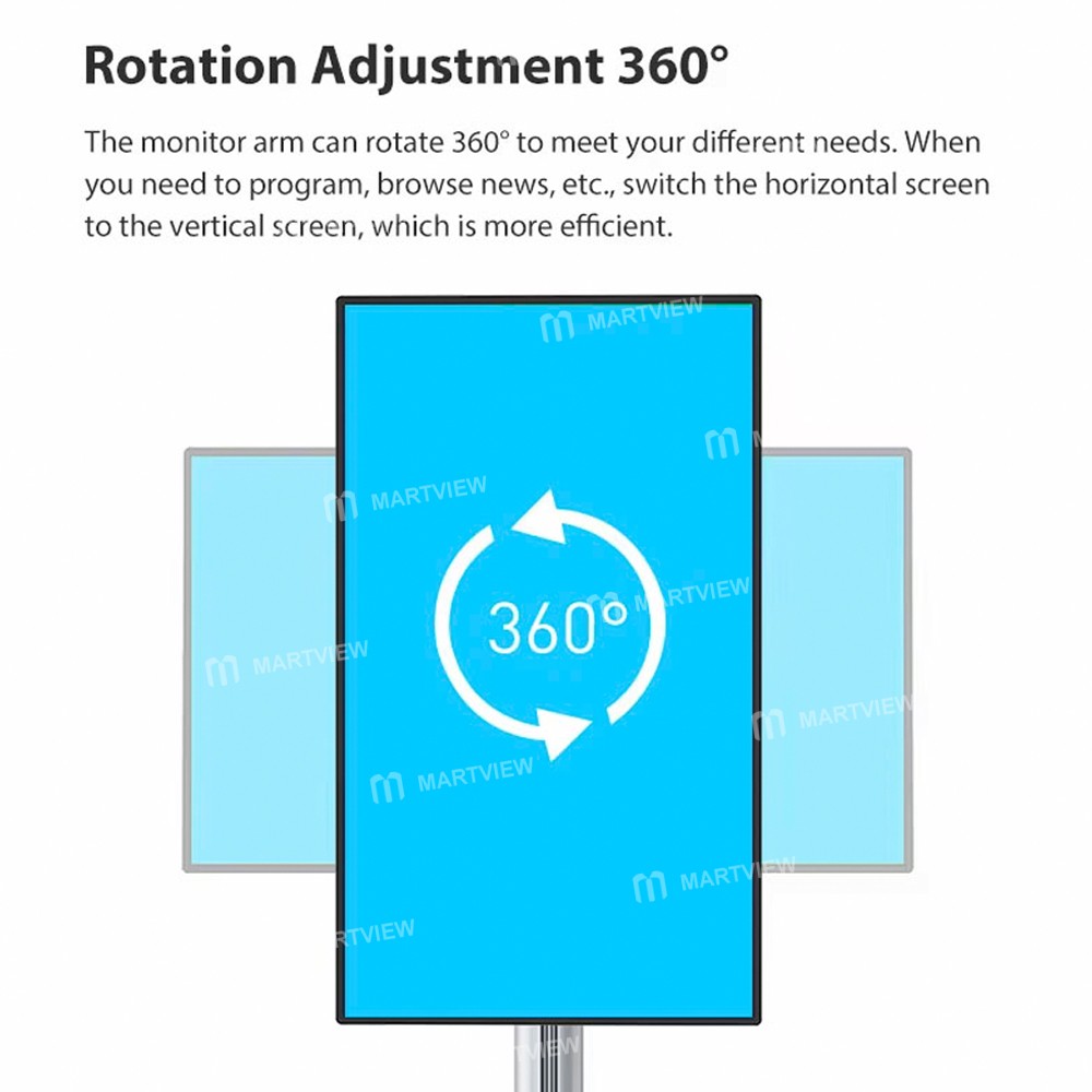 computer lcd-monitor-swivel-telescopic-lift-stand-2