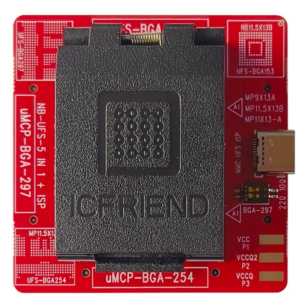 ICFriend NB-UFS-5 IN 1 (254 / 153 / 297) BGA Socket Adapter