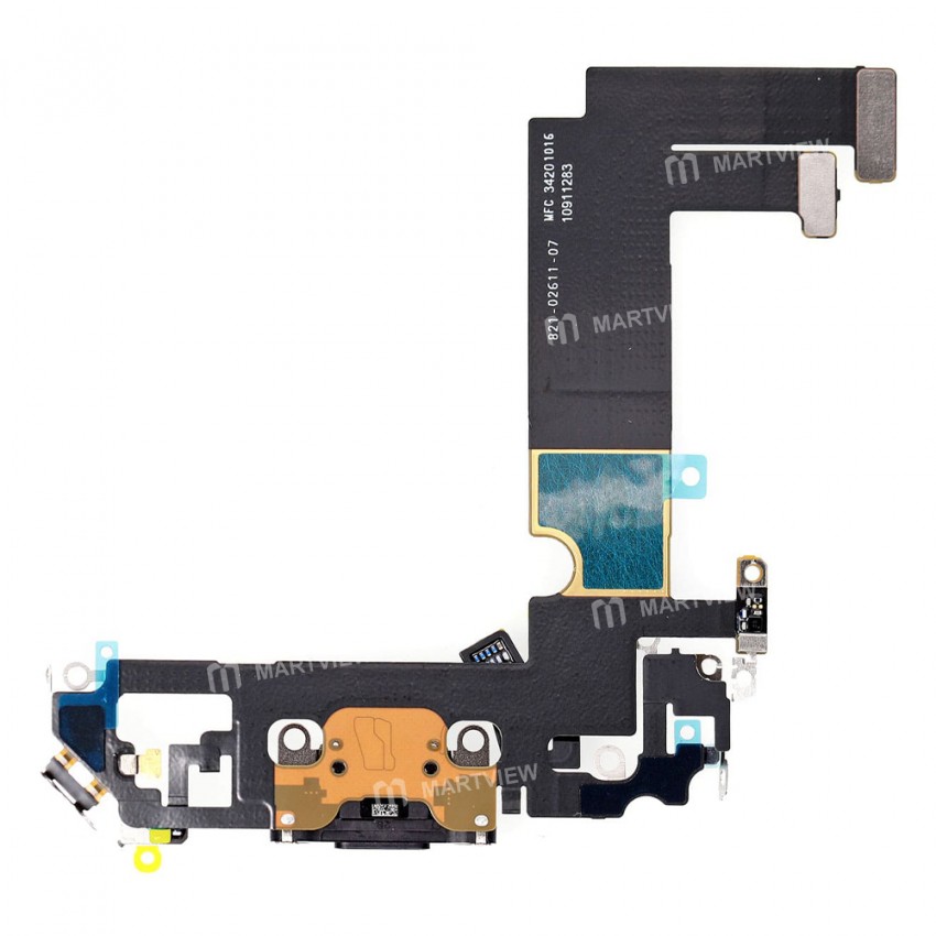 Replacement usb charging flex cable for iPhone 12 mini black