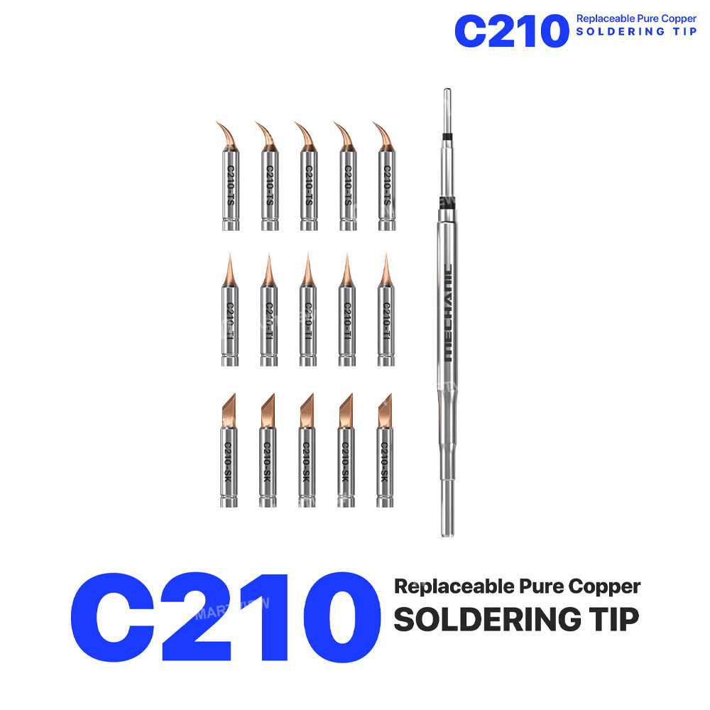 mechanic c210-heating-core-with-5pcs-replacement-pure-copper-head-for-screen-motherboard-flying-wire