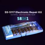 Sunshine SS-5117 58-in-1 Precision Magnetic Screwdriver Set for Mobile Phone Repair Dismantling