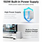 orico 9958c3-daisy-chain-5-bay-35-inch-sata-to-type-c-hdd-docking-station-support-raid-12