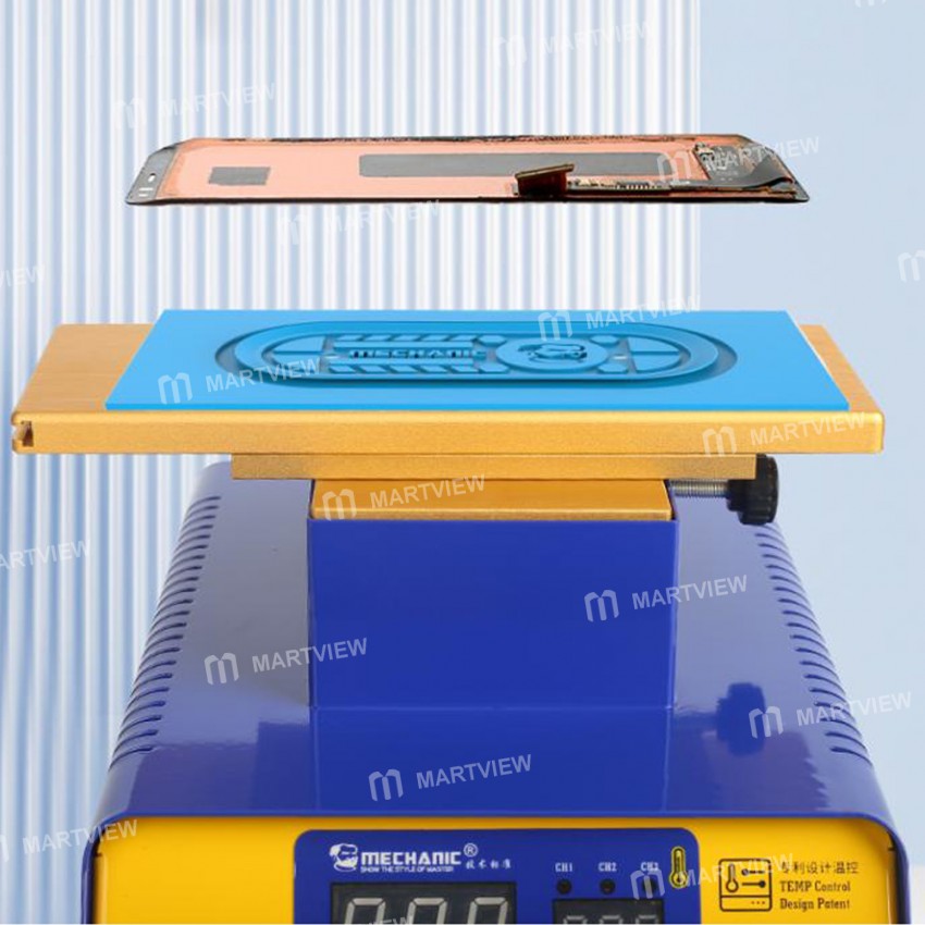 Mechanic Universal Anti-slip Heat-resistant Vacuum Silicone Pad for 7-inch LCD Screen Separator