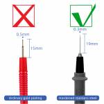 Kaisi K-2205 Superfine Replaceable Steel Needle Digital Multimeter Test Leads