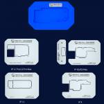 Mechanic iBGA 13 Pro 14-in-1 Motherboard Middle Frame Planting Tin Platform for iPhone X to 13 Pro M