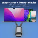 2-in-1 Multifunction Dual Port Type-C OTG Adapter Cable