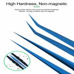 Relife RT-11D/RT-15D Ultra Lightweight High Precision No-Magnetic Titanium Alloy Tweezers