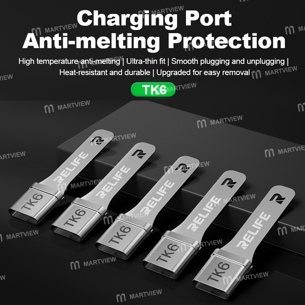 relife tk6-type-c-charging-port-tail-plug-anti-melting-protection-cover-for-welding-disassembly-8
