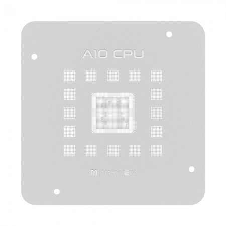 Martview RB-03 A10 CPU BGA Reballing Stencil for iPhone 7 / 7 Plus / iPad 6 / iPad 7