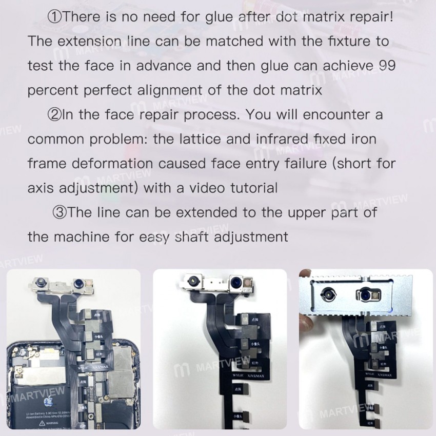 WYLIE Dot Matrix Extension Flex Ribbon for iPhone Face Repair