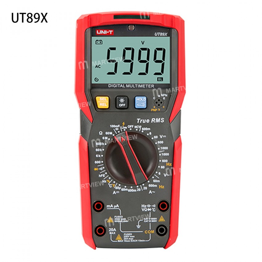 UNI-T UT89X / UT89XD Professional 20A Current AC DCDigital Multimeter