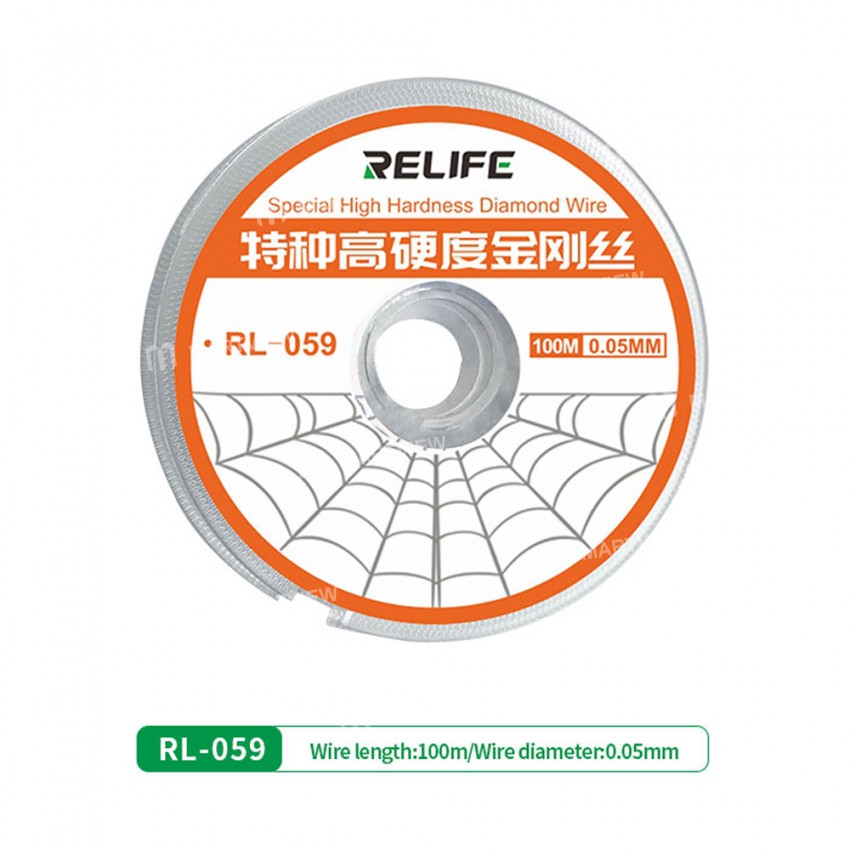 Relife RL-059 100M LCD Screen Separation Ultrafine Cutting Stainless Alloy Wire