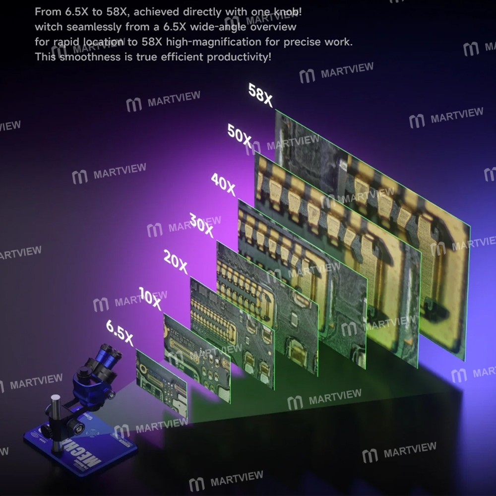 mechanic 6558-elite-b11-65x-58x-industrial-trinocular-stereo-microscope-with-large-base-7