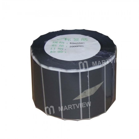 For iPhone 5 Packaging Box Black Label Sticker Roll(2000pcs)