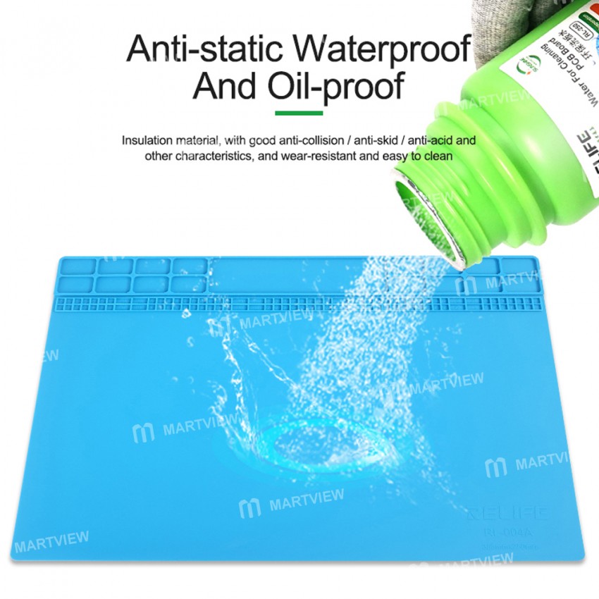 relife rl-004a-multi-function-heat-insulation-anti-skid-silicone-pad-for-mobile-phone-repair-4