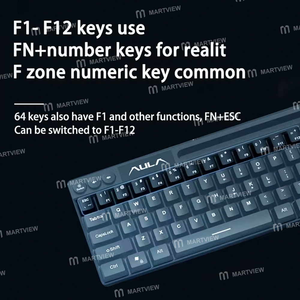 aula f3061-wired-mini-64-key-color-lighting-effects-mechanical-keyboard-5
