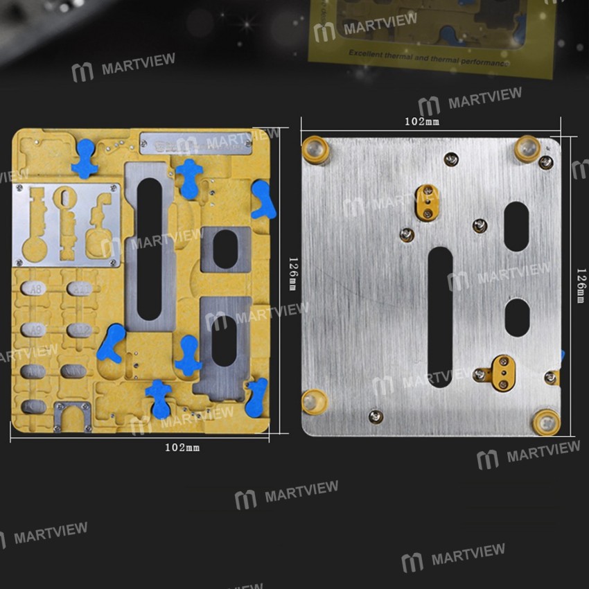 Mechanic MR9 Multi-Function Motherboard CPU NAND Fingerprint Repair PCB Holder Fixture for iPhone XR