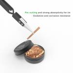 2UUL Pre-cut Desoldering Wicks 2mm*25mm*100pcs with 2pcs Reversed Ceramic Tweezers Kit Set