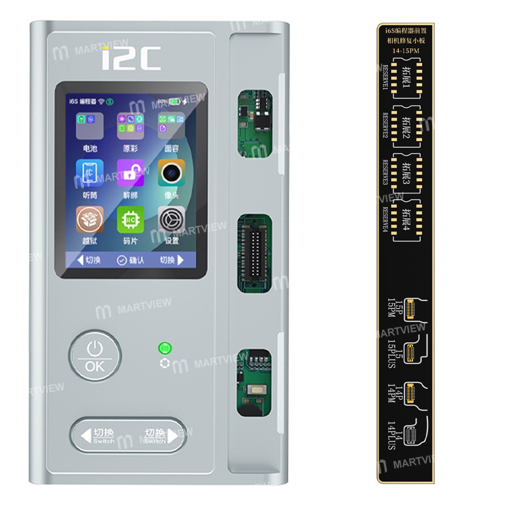 i2c i6s-programmer-front-camera-repair-small-board-flex-cable-for-iphone-14-to-15pro-max-12