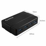 Orico H4928-U3 4-Port Superspeed USB 3.0 HUB with 12V Power Adapter for Desktop Computer Laptop