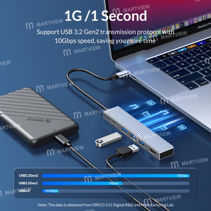 orico ehf-series-type-c-5-in-1-multifunction-hdmi-compatible-docking-station-with-pd-100w-charging-4