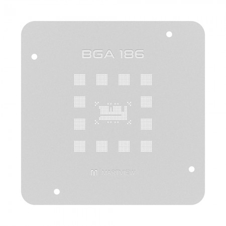 Martview RB-03 BGA 186 EMMC EMCP UFS BGA Reballing Stencil Net