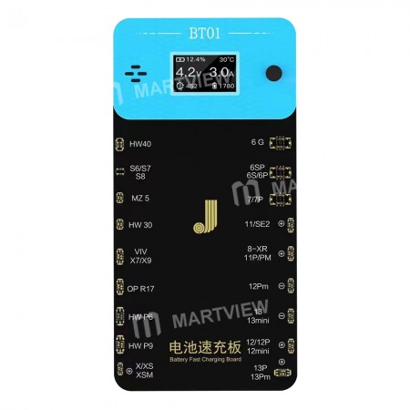 JCID JC BT01 Battery Fast Charging Board for iPhone 6 to 13 Pro Max Android Phone
