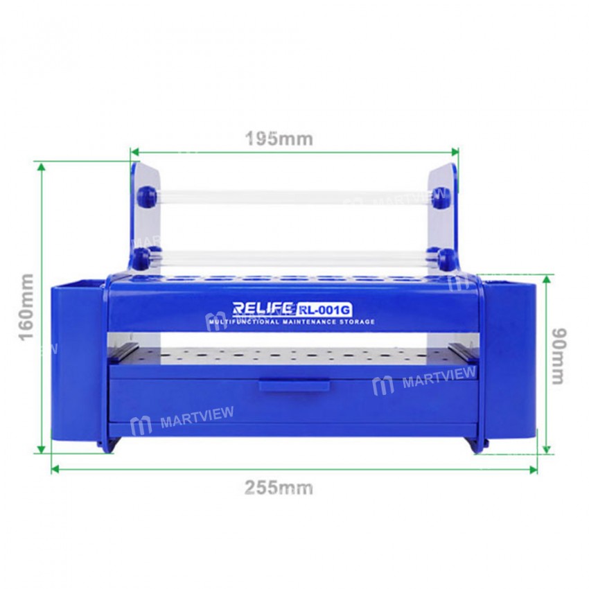 relife rl-001g-large-capacity-mobile-phone-repair-multifunction-storage-box-6