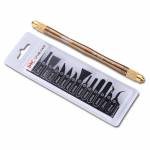 Jabeud 17-in-1 BGA Maintenance Knife for CPU NAND CHIP IC Remove Glue