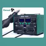 Yihua 862BD+ High Power Digital Display Hot Air Gun Soldering Station for Phone PCB Repair