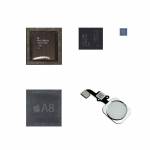 Remove iCloud IC Chip Kits CPU Upper + CPU Lower + Baseband + EEPROM + HomeButton for iPhone 6 / iPh