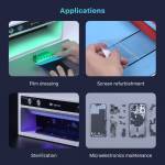 Refox DFE-35 Multifunction Phone Repair Dust Removal Workbench for Lighting / Dust Detecting / UV Cu