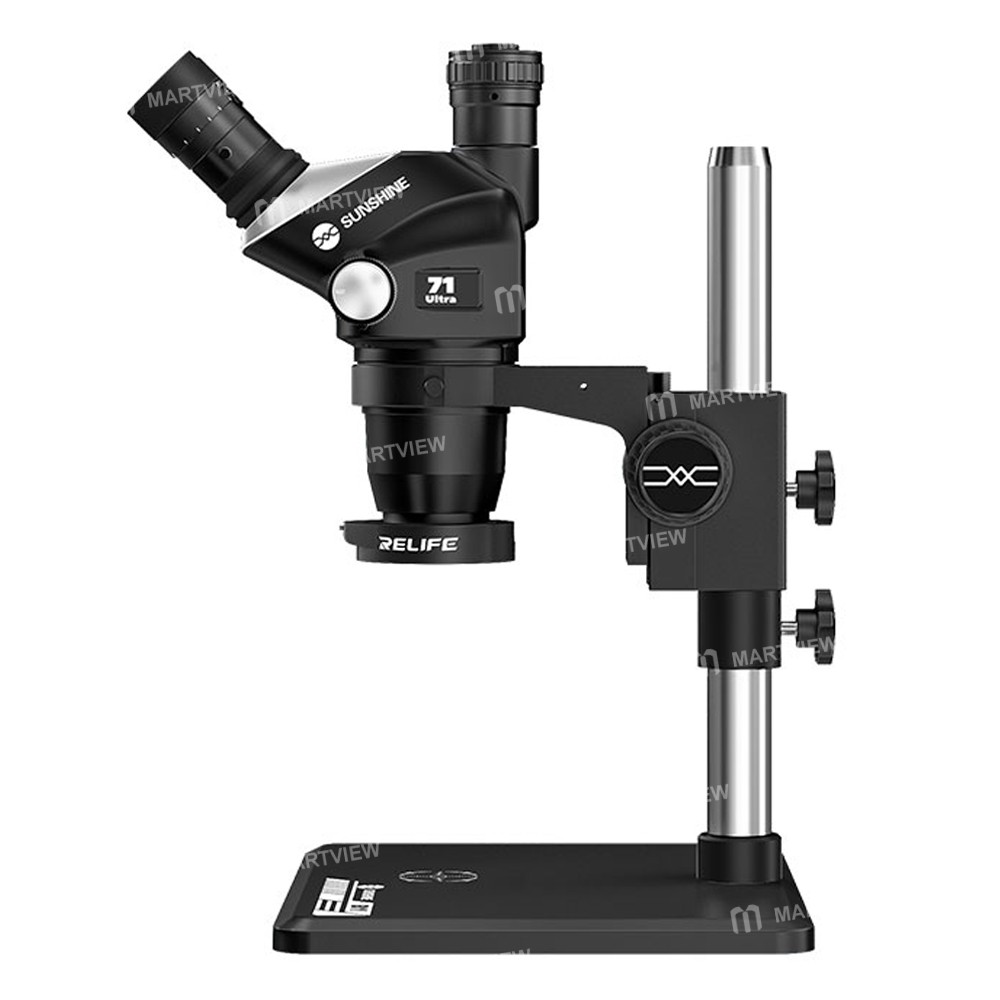 sunshine 71-ultra-b11-65-55x-continuous-fixed-zoom-conversion-trinocular-microscope-with-big-base-5