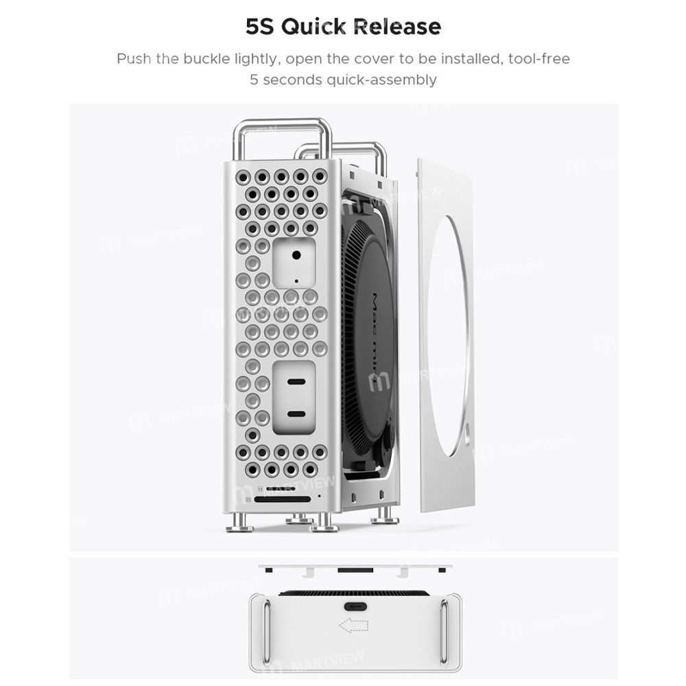 orico ms10-series-usb-c-10gbps-full-cover-expansion-enclosure-for-apple-mac-mini-without-hard-drive-