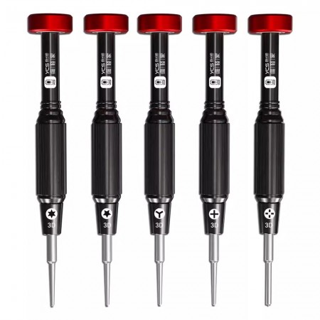 YCS-T05 5-in-1 Magnetic Precision 3D Screwdriver Set for Mobile Phone Repair