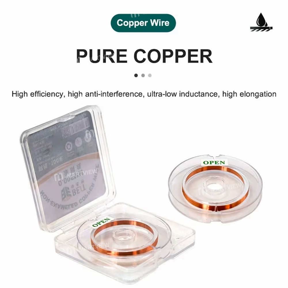 bst 069-0005mm-100m-ultra-fine-non-enameled-copper-cpu-sedicated-flying-wire-for-pcb-repair-1
