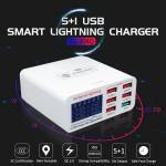 Sunshine SS-304Q 6 Port USB Smart Lightning Charger